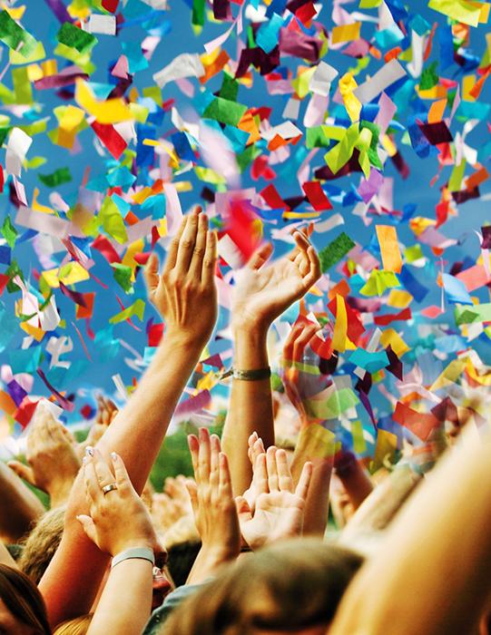 Выстрел/выдув конфетти